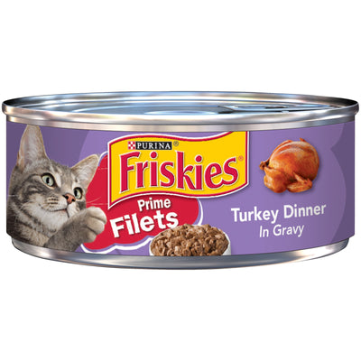 PURINA FRISKIES Prime Filets Turkey in Gravy Wet Cat Food 156g - PetYard