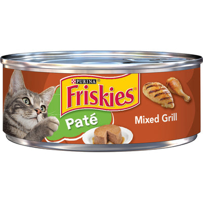 PURINA Friskies Paté Mixed Grill Wet Cat Food 156g - PetYard