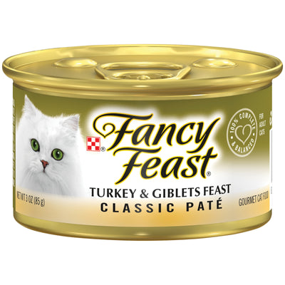 PURINA FANCY FEAST Classic Turkey & Giblets Wet Cat Food 85g - PetYard