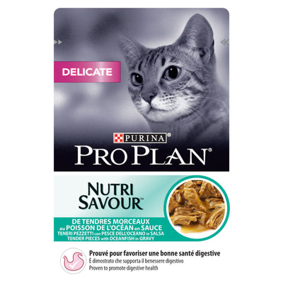 PURINA® PRO PLAN® Delicate Nutri Savour™ with Oceafish in Gravy 85g - PetYard