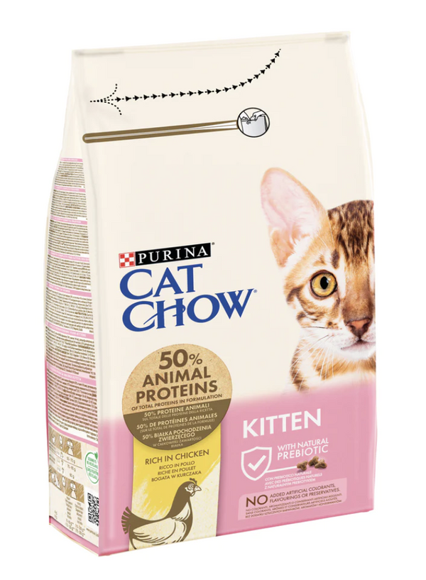 Cat Chow Kitten Rich in Chicken Dry Food - PetYard