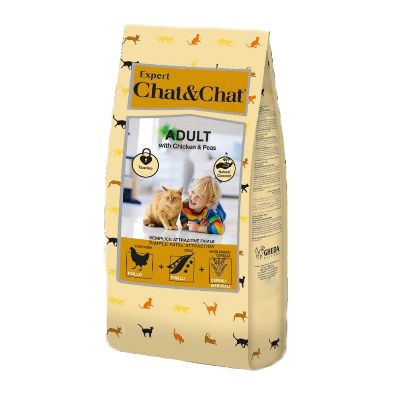 Expert Chat & Chat Adult Cat Food ًWith Chicken & Peas 900 g - PetYard