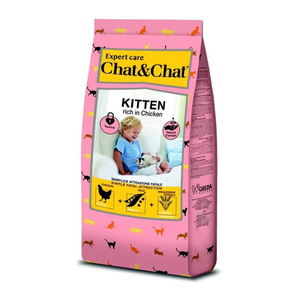 Expert Chat & Chat Kitten Rich in Chicken Dry Food 15 Kg - PetYard