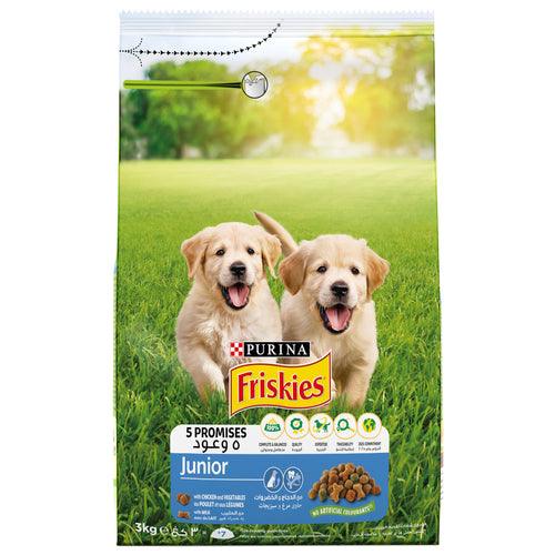 Purina FRISKIES JUNIOR Dog Food with Chicken and Vegetables 3kg - PetYard