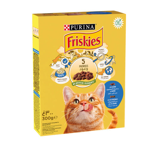 Purina Friskies with Salmon and with Vegetables Cat Dry food - PetYard