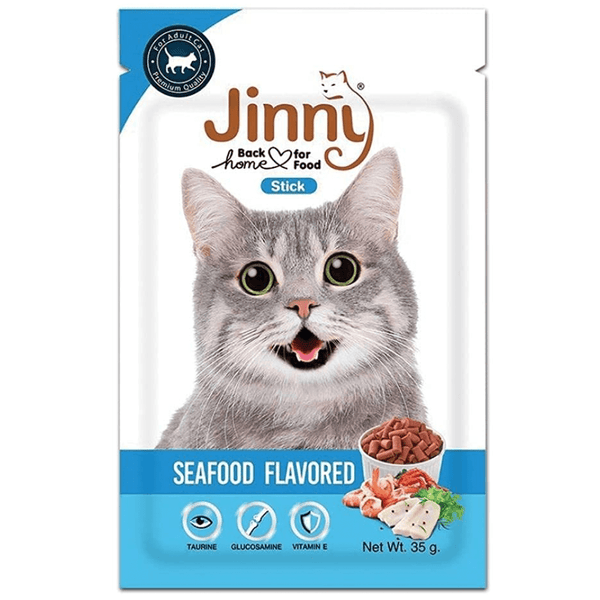 Jinny cat treat seafood flavored - PetYard