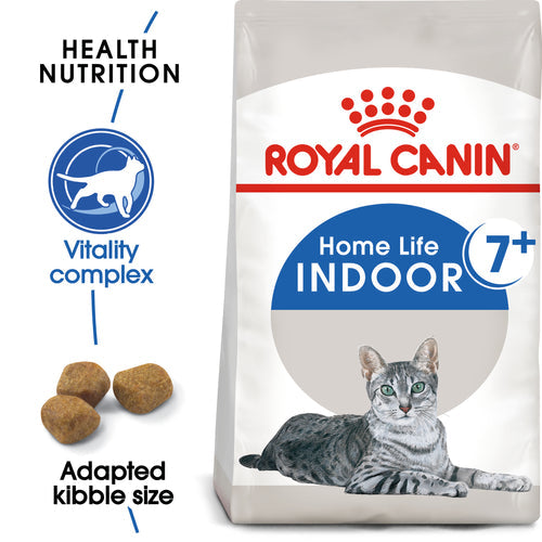 Royal Canin Indoor 7+ (1.5KG) - Dry food for indoor cats over 7 years old - PetYard