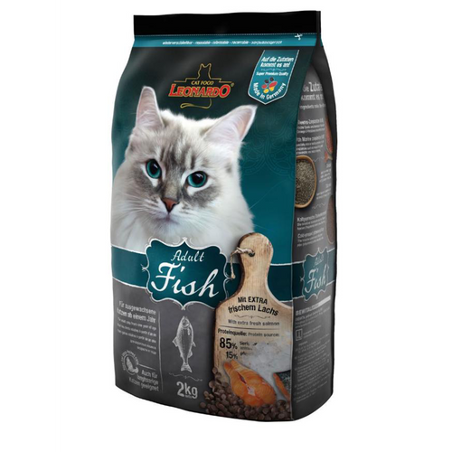 LEONARDO Adult Cat Dry Food with Fish 2kg - PetYard