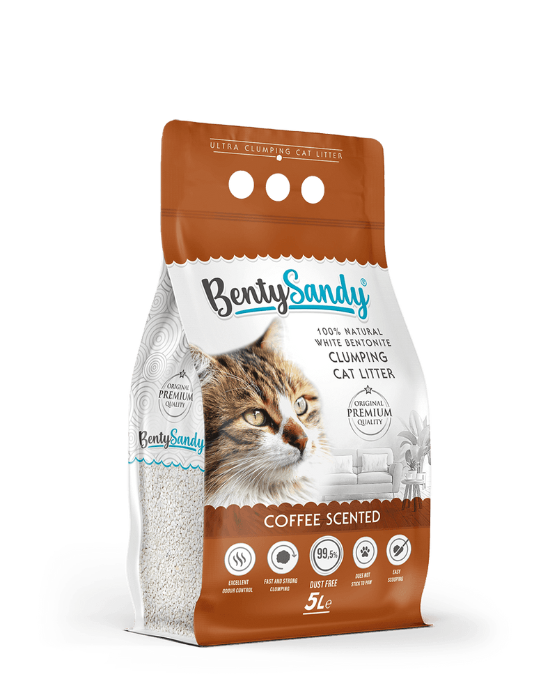 Benty Sandy Cat Litter 5L (Different Scents) - PetYard