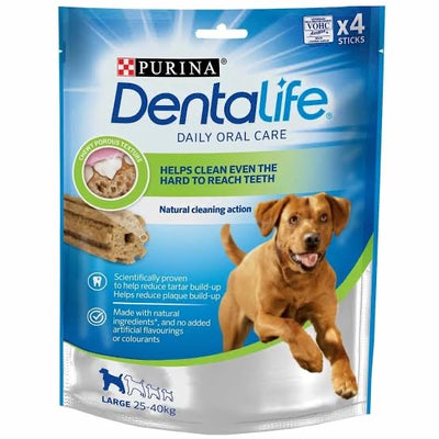 PURINA DENTALIFE DAILY ORAL CARE CHEW TREATS FOR LARGE DOGS 142G - PetYard