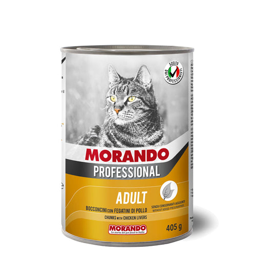 Morando Professional Cat chunks with chicken livers 405g - PetYard