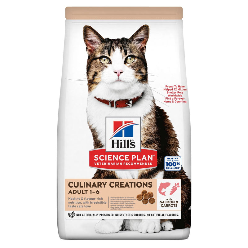 Hill's Science Plan Hill's Science Plan CULINARY CREATIONS ADULT CAT FOOD with SALMON and CARROTS - PetYard