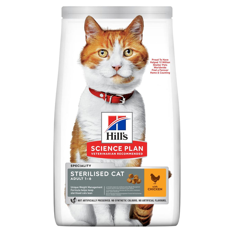 Hill's Science Diet Adult Sterilised cat 1.5kg - PetYard